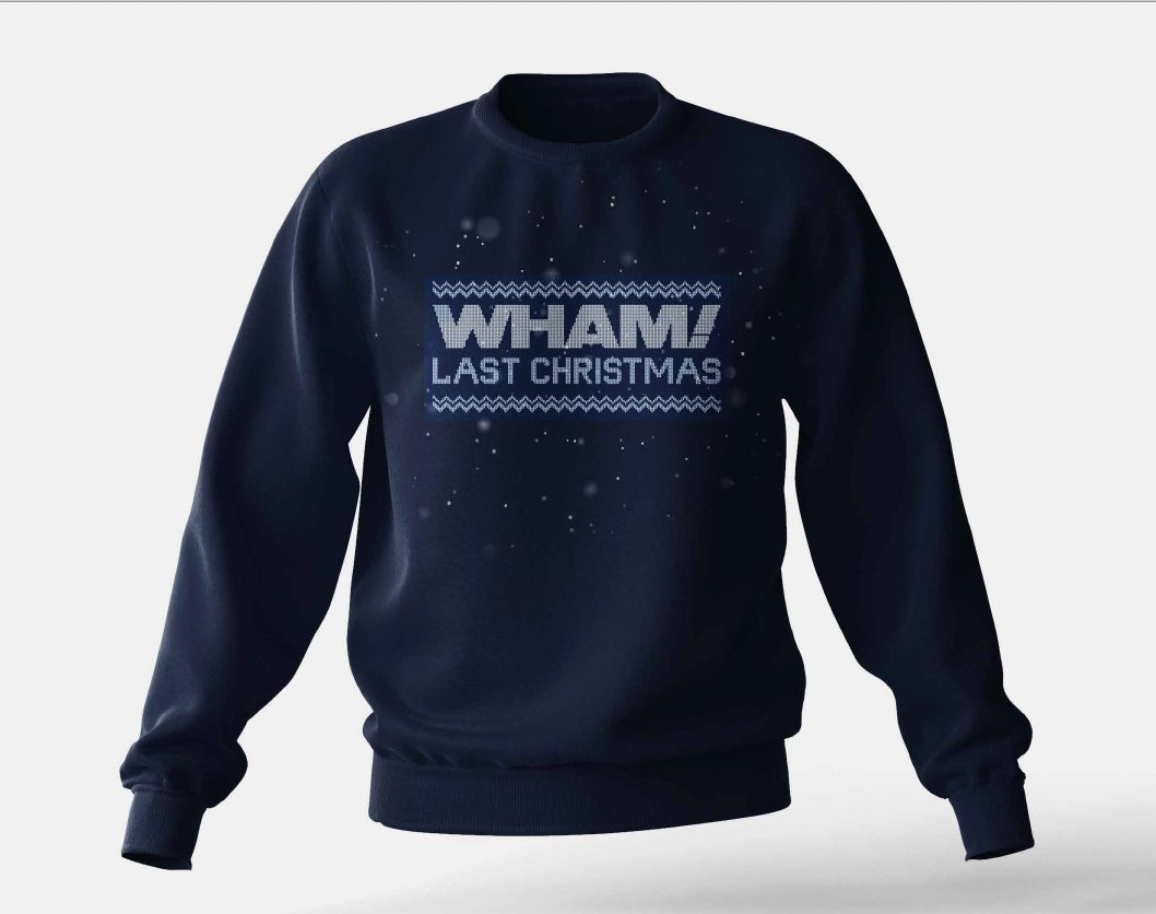 Last Christmas Navy Sweatshirt