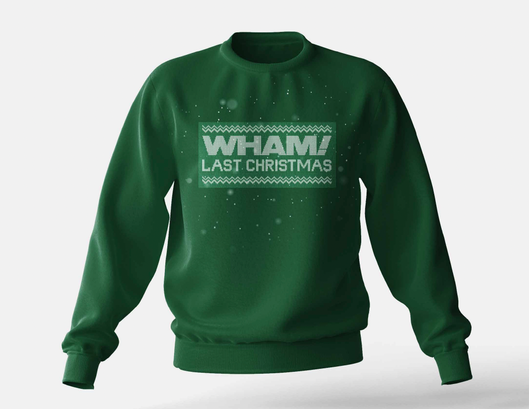 Wham christmas jumper best sale