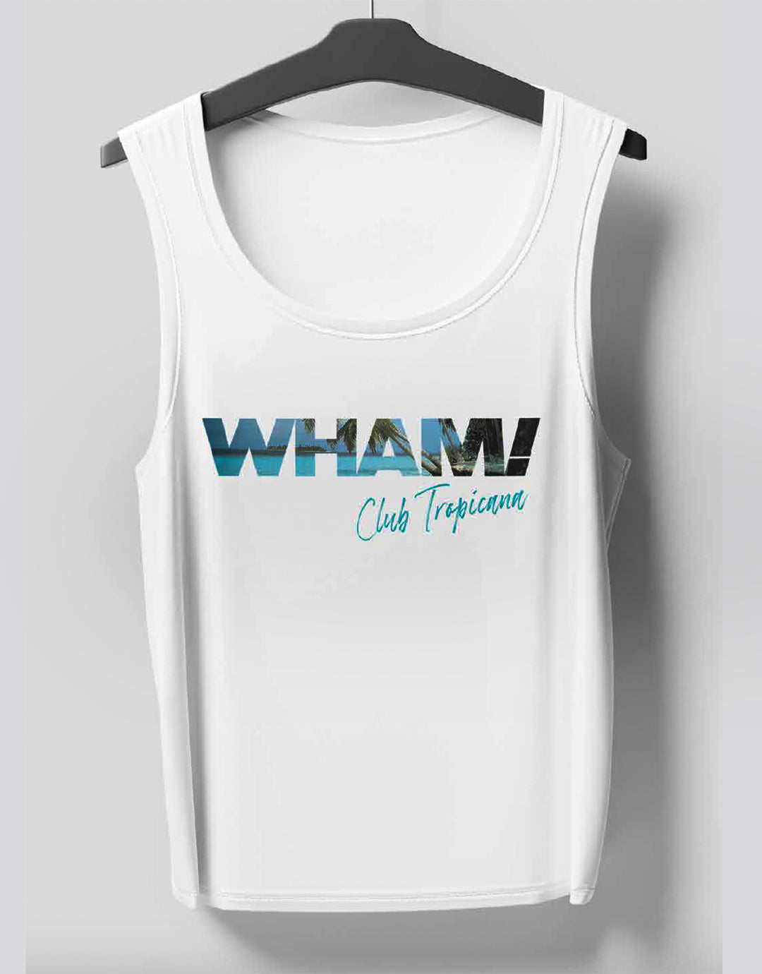 NEW & EXCLUSIVE White Club Tropicana Sleeveless Vest